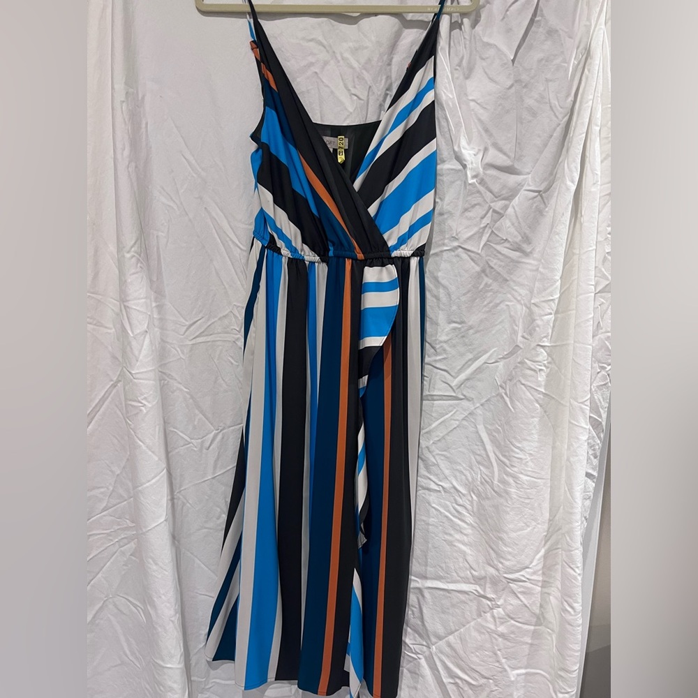 Loft Umbrella Striped Dress